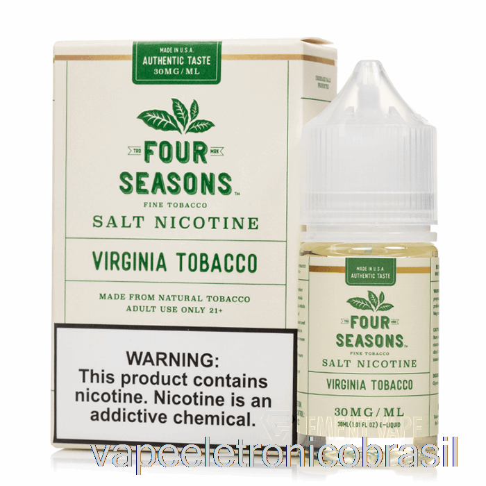 Vape Vaporesso Virginia Tabaco Salt - Quatro Estações - 30ml 50mg